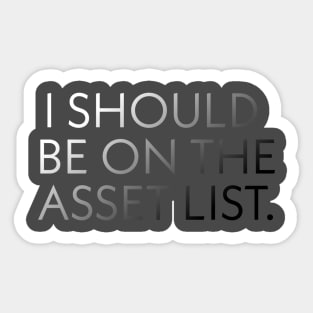 Asset List 1 Sticker